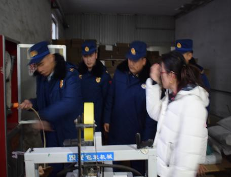 隆鑫天润公司配合各单位进行消防安全大检查