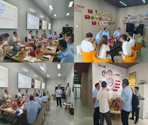 三只松鼠团队到访隆鑫羽成公司